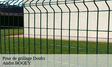 Pose de grillage 25 Doubs  Andre BOGEY