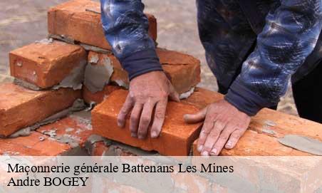 Maçonnerie générale  battenans-les-mines-25640 Andre BOGEY