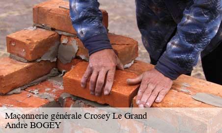 Maçonnerie générale  crosey-le-grand-25340 Andre BOGEY