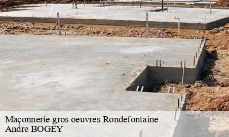 Maçonnerie gros oeuvres  rondefontaine-25240 Andre BOGEY