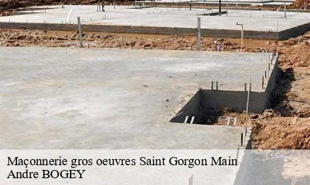 Maçonnerie gros oeuvres  saint-gorgon-main-25520 Andre BOGEY