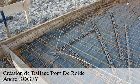 Création de Dallage pont-de-roide-25150 Andre BOGEY