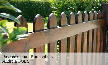 Pose de cloture burnevillers-25470 Andre BOGEY
