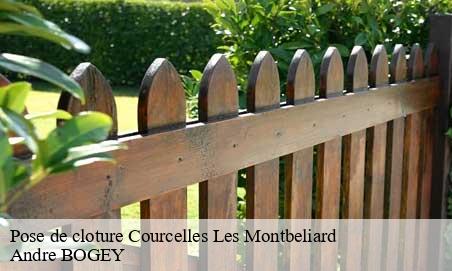 Pose de cloture  courcelles-les-montbeliard-25420 Andre BOGEY