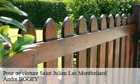 Pose de cloture  saint-julien-les-montbeliard-25550 Andre BOGEY