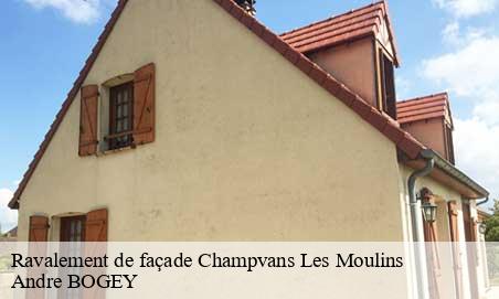 Ravalement de façade  champvans-les-moulins-25170 Andre BOGEY