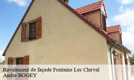 Ravalement de façade  fontaine-les-clerval-25340 Andre BOGEY