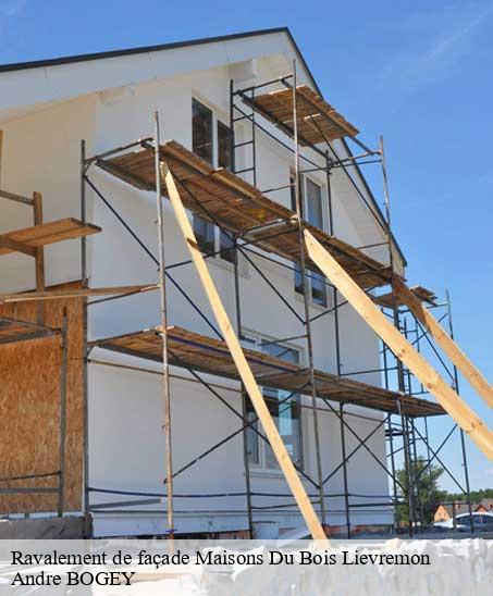 Ravalement de façade  maisons-du-bois-lievremon-25650 Andre BOGEY