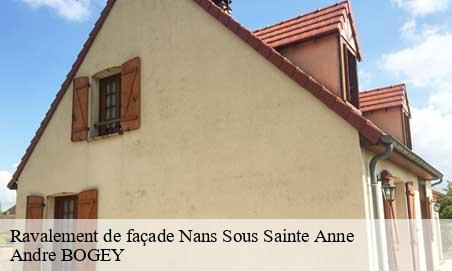 Ravalement de façade nans-sous-sainte-anne-25330 Andre BOGEY