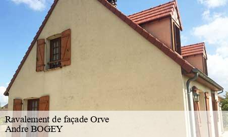 Ravalement de façade  orve-25430 Andre BOGEY