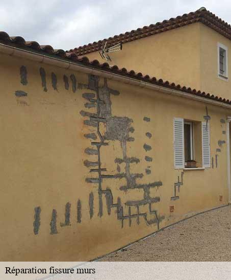 Réparation fissure murs  cotebrune-25360 Andre BOGEY