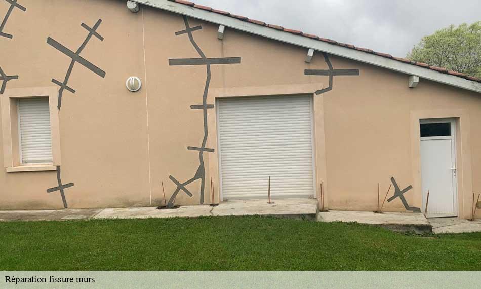 Réparation fissure murs  courvieres-25560 Andre BOGEY