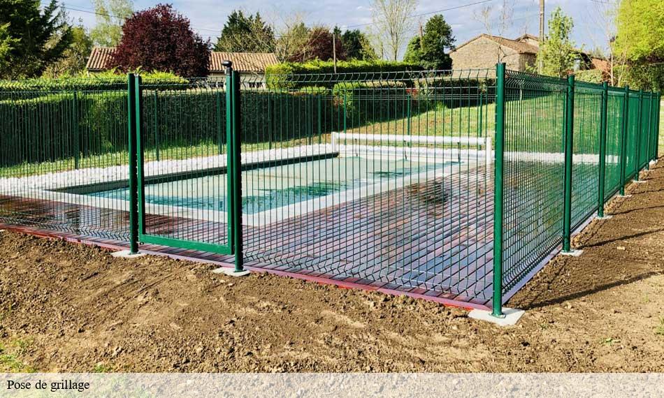 Pose de grillage exincourt-25400 Andre BOGEY